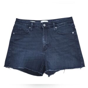 Universal Thread Dark Indigo Raw Hem Denim Shorts